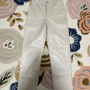 Dynamite Cream Straight Leg Jeans